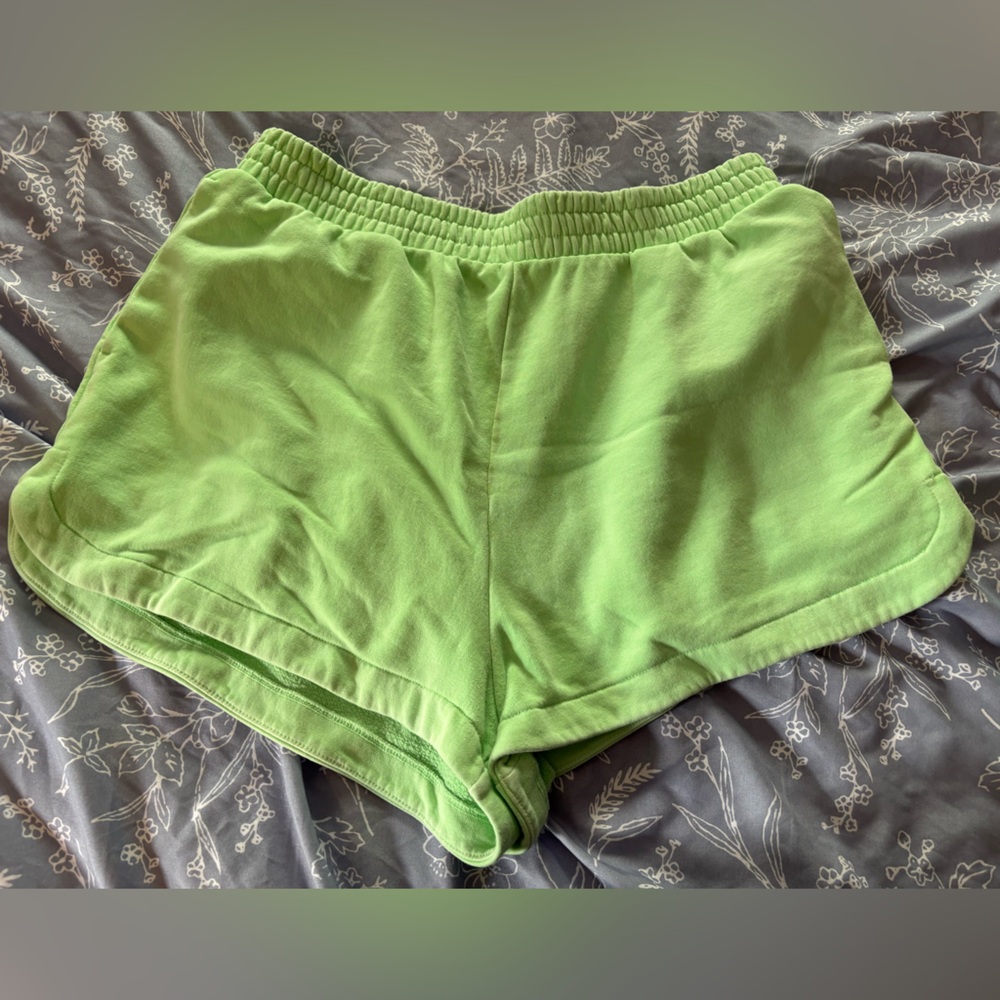 GAP Lime Green Athletic Elastic-Waist Shorts